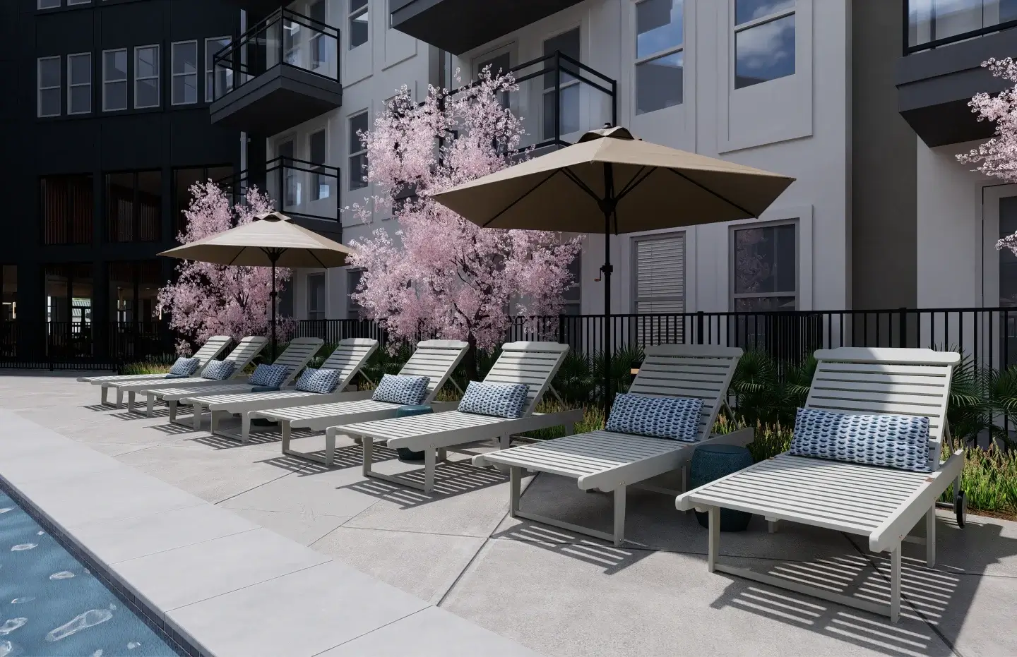 pool courtyard loungers 2 dynamic